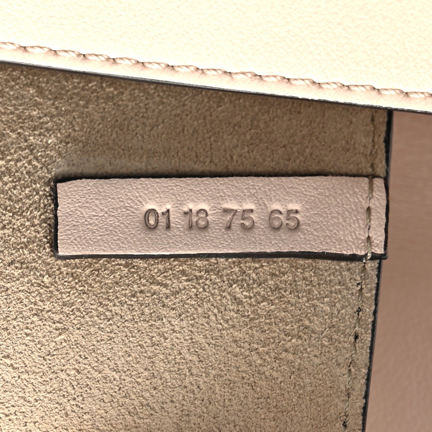 Suede Calfskin Small Faye Shoulder Bag Cement Pink