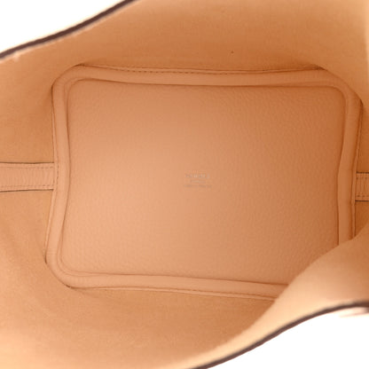 Hermes Taurillon Clemence Picotin Lock 18 PM Nata 5 of 11