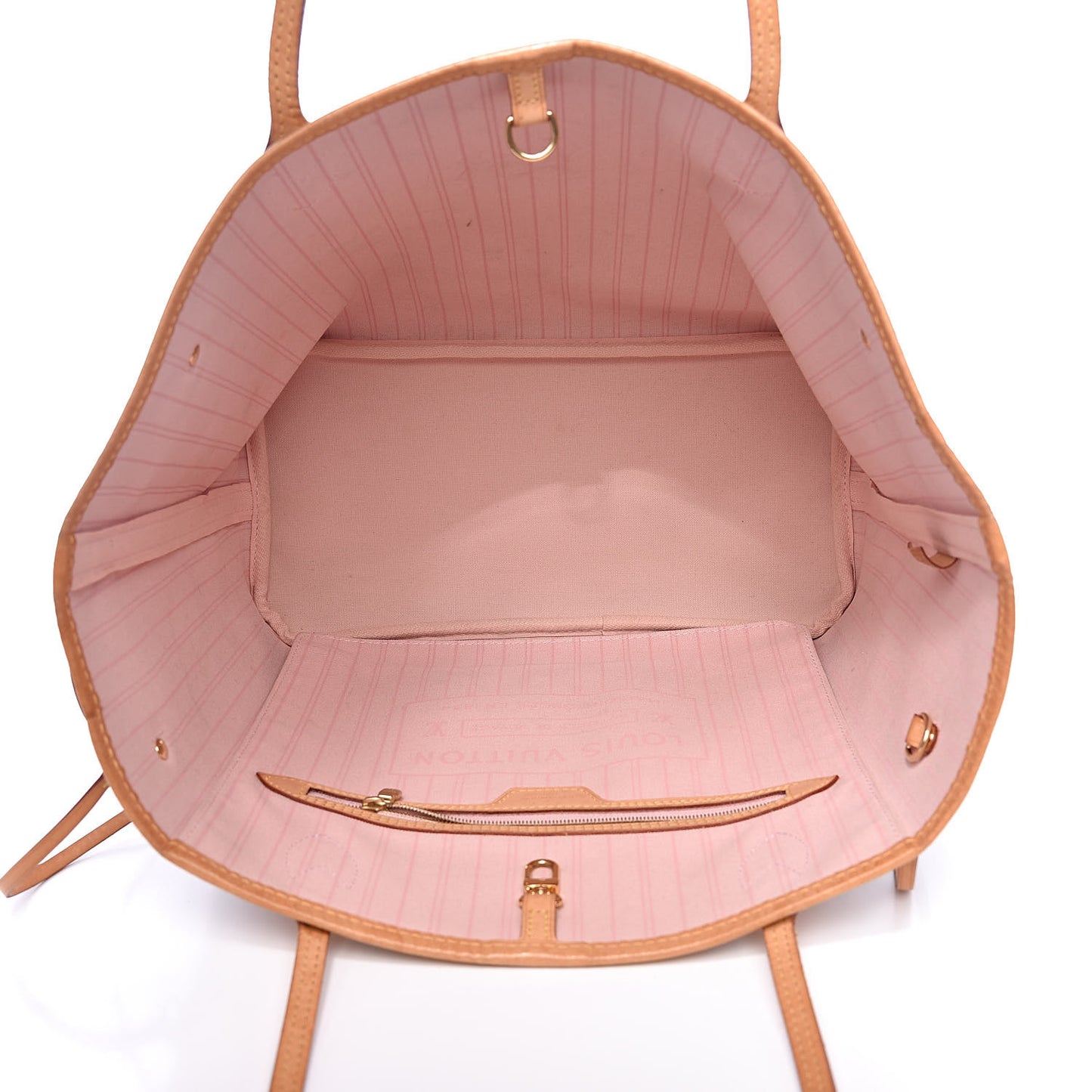 Damier Azur Neo Neverfull MM Rose Ballerine