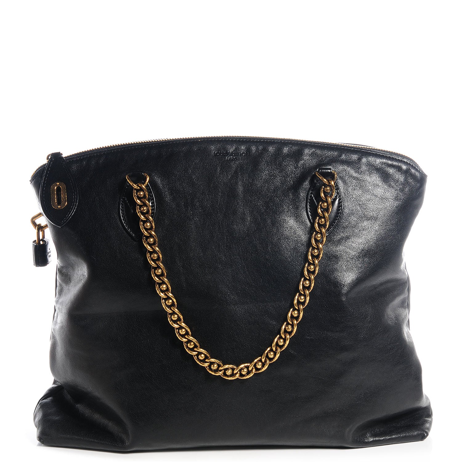 Louis Vuitton Cuir Boudoir Lockit Chain Black 1 of 8