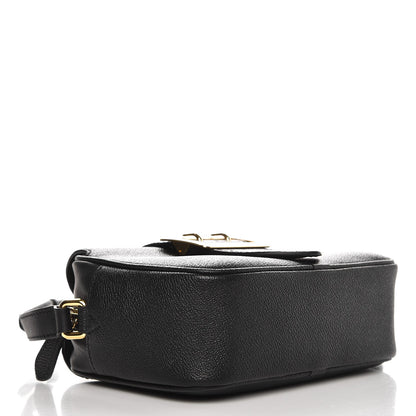Burberry Soft Grain Calfskin Small Buckle Zip Bag Black 4 of 8