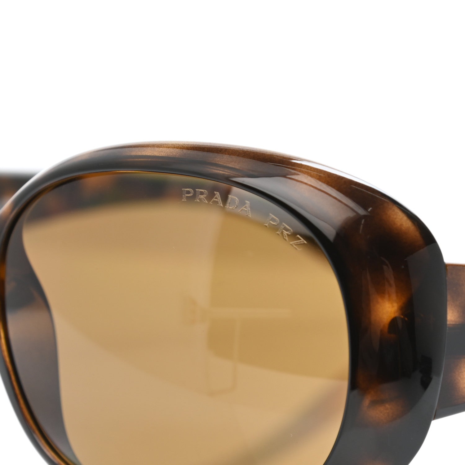 Prada Polarized Sunglasses SPR 27L Tortoise 5 of 5