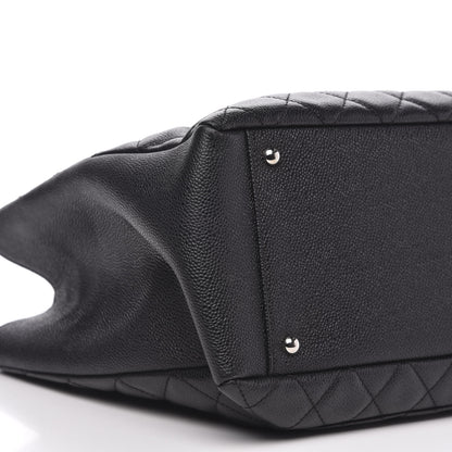Chanel Caviar Quilted XL Grand Shopping Tote GST Black 8 of 11