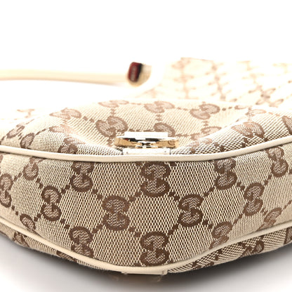 Gucci Monogram Medium Abbey D Ring Hobo Off White 9 of 11
