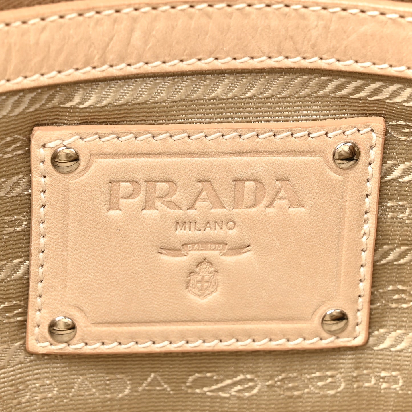 Nappa New Look Tote Beige