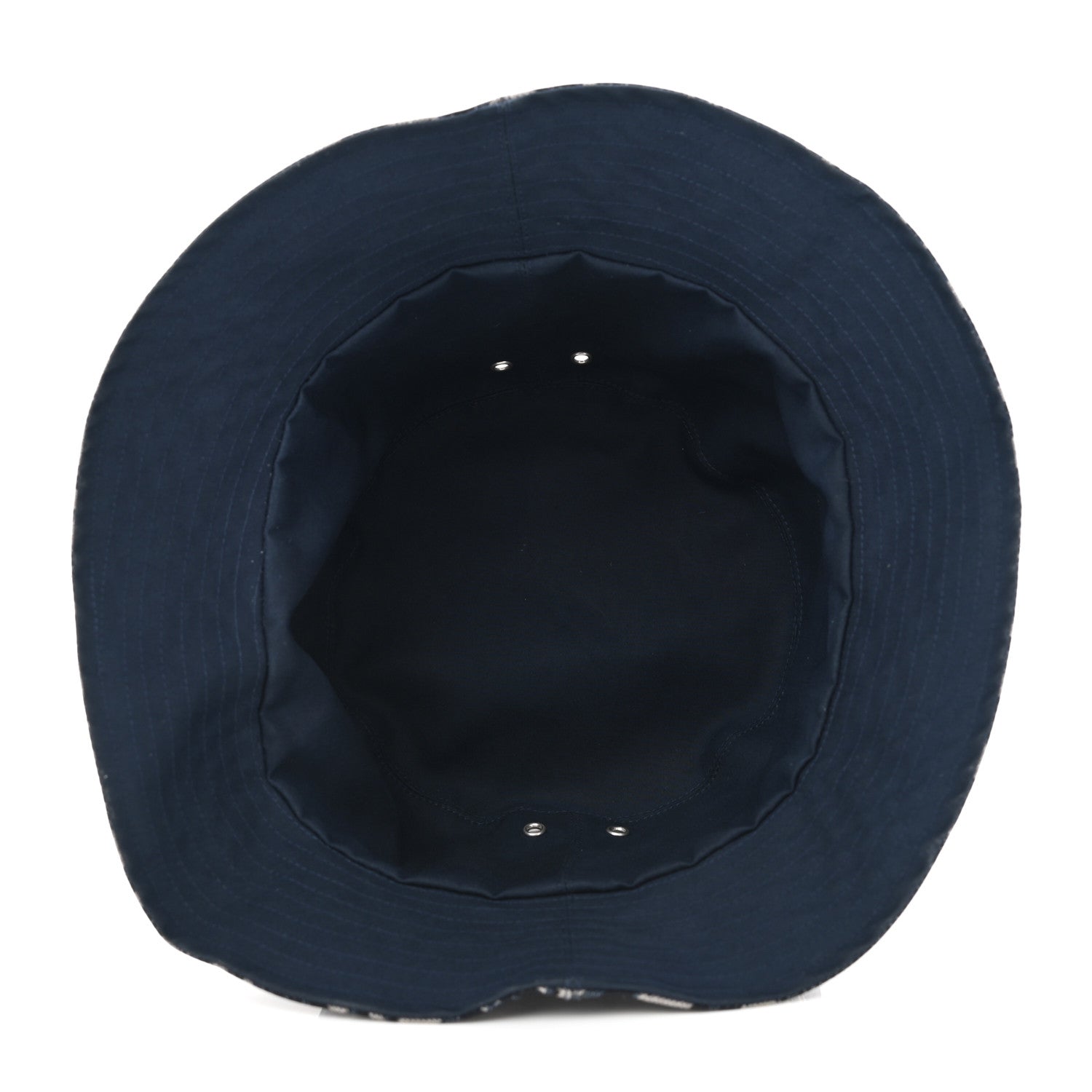 Christian Dior Oblique Reversible Teddy-D Brim Bucket Hat 57 Blue 13 of 13