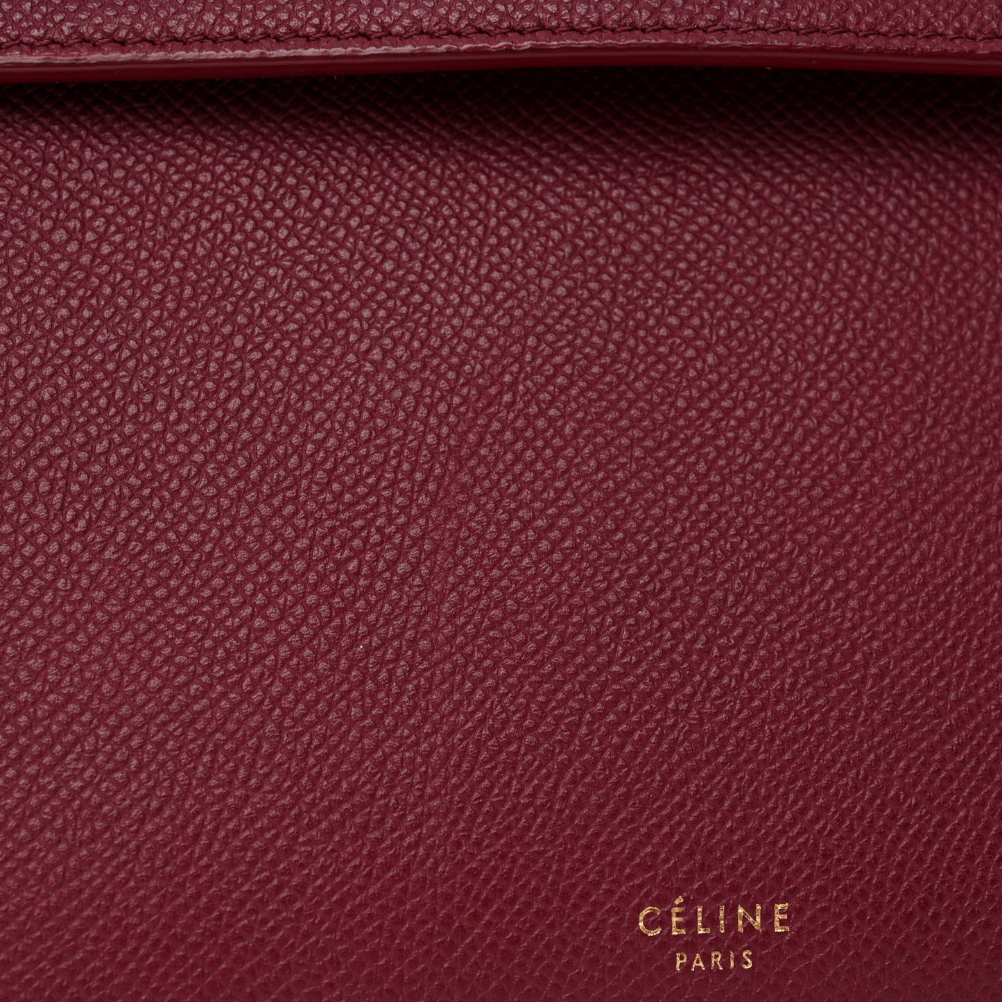 Grained Calfskin Mini Belt Bag Plum