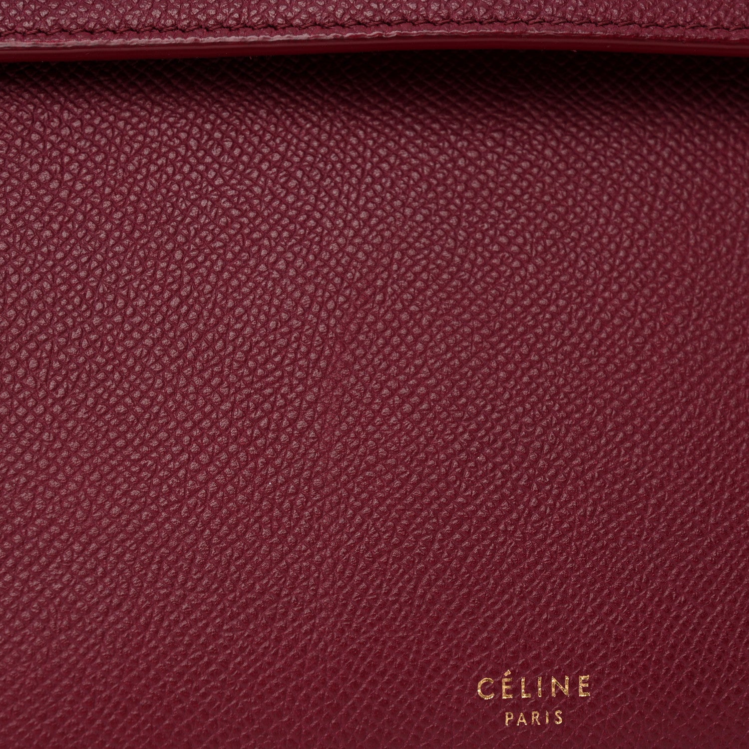 Celine Grained Calfskin Mini Belt Bag Plum 14 of 14
