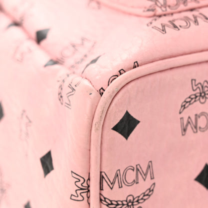 MCM Visetos Medium Side Studs Stark Backpack Soft Pink 14 of 18
