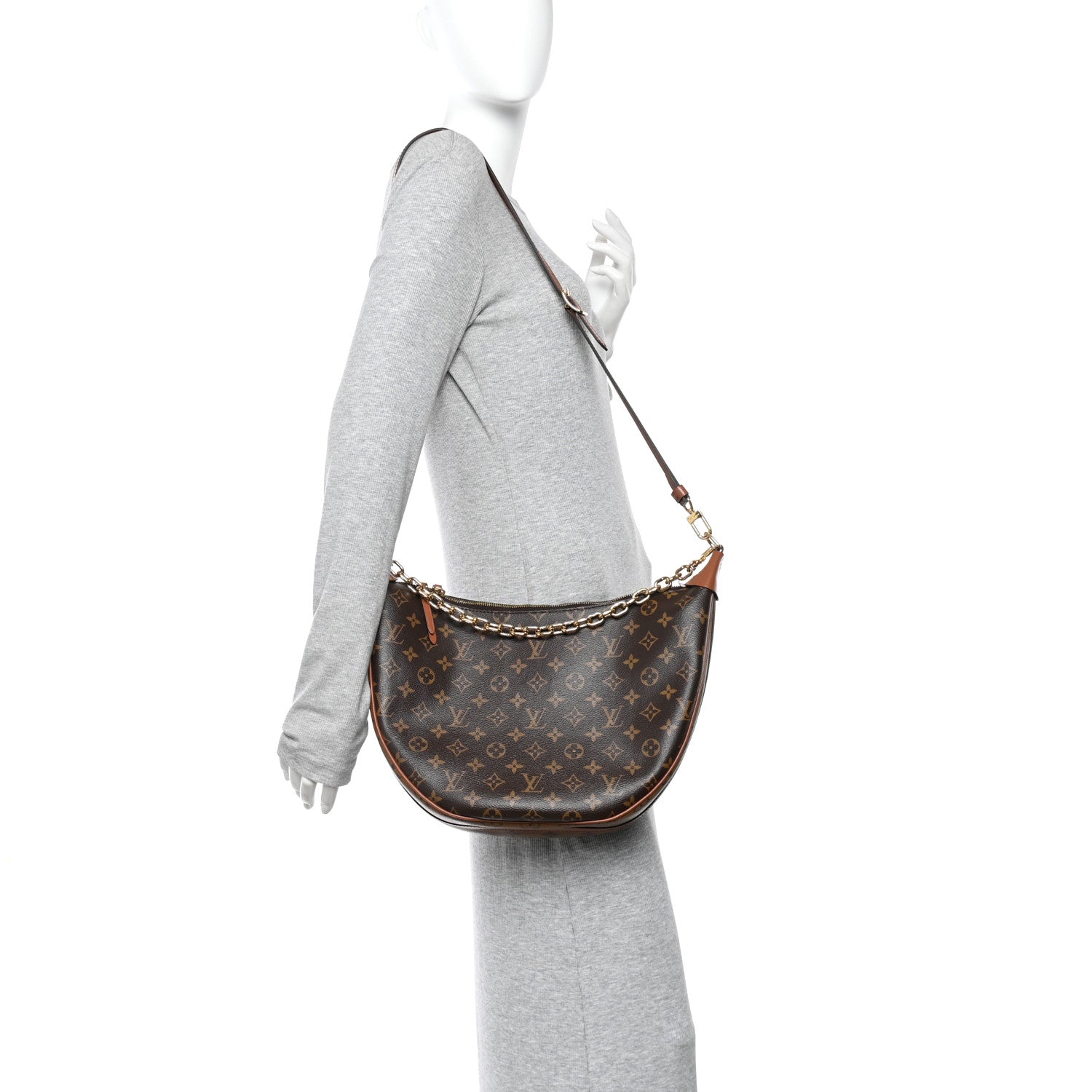 Louis Vuitton Reverse Monogram Loop Hobo 2 of 11