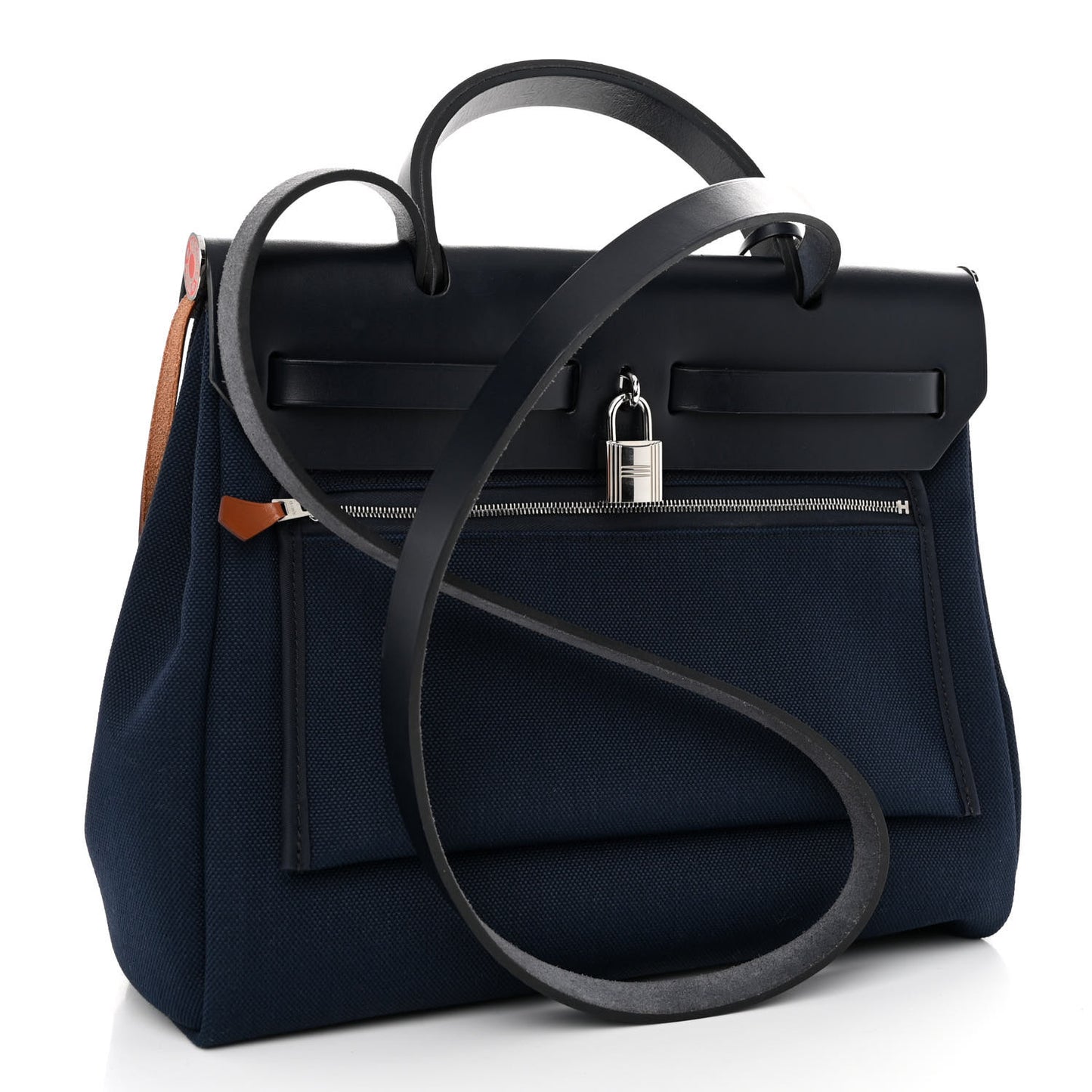 Military Toile Vache Hunter Laque Horseshoe Herbag Zip PM 31 Deep Blue Indigo