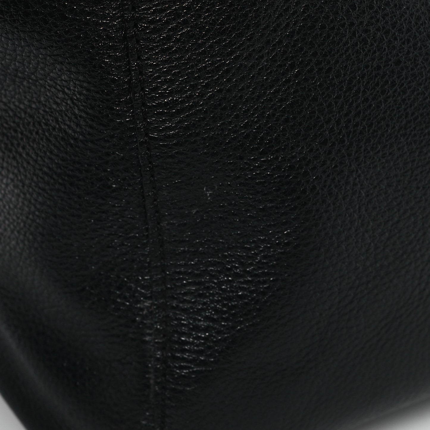 Glossy Goatskin Medium Del Rey Satchel Black