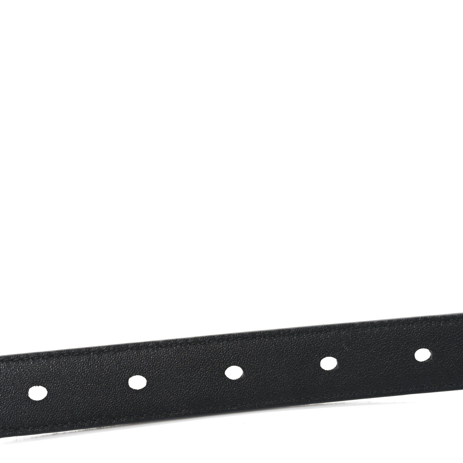 Saint Laurent Suede Monogram 20mm Square Buckle Belt 70 28 Black 5 of 5