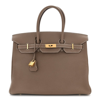 Hermes Togo Birkin 35 Etoupe 1 of 11