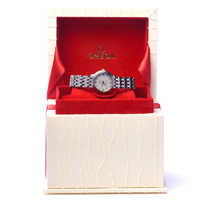 Omega Stainless Steel Mother of Pearl 24mm De Ville Prestige Quartz Watch 424.10.24.60.05.001 7 of 7