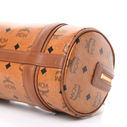 MCM Visetos Boston Bag Cognac 7 of 11