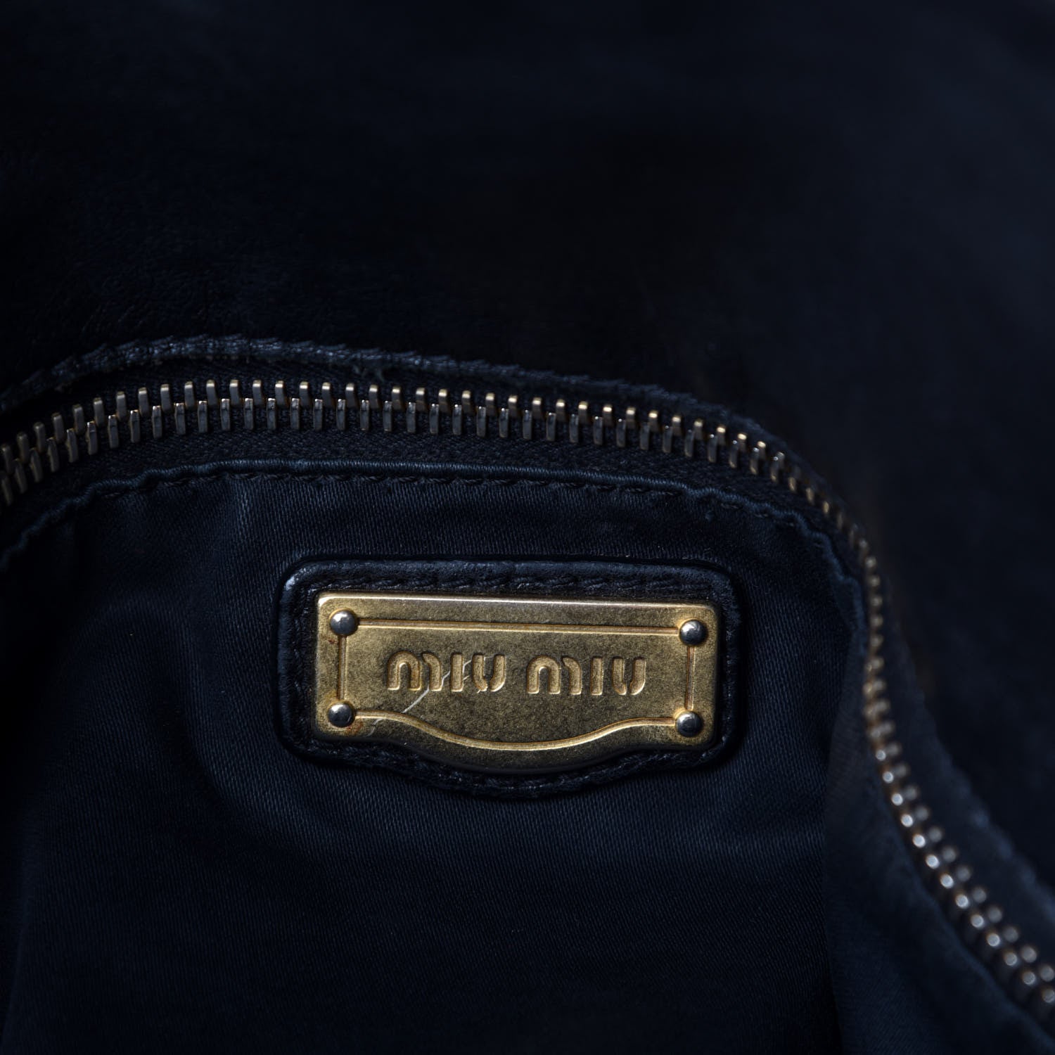Miu Miu Vitello Lux Bow Tote Black 12 of 15