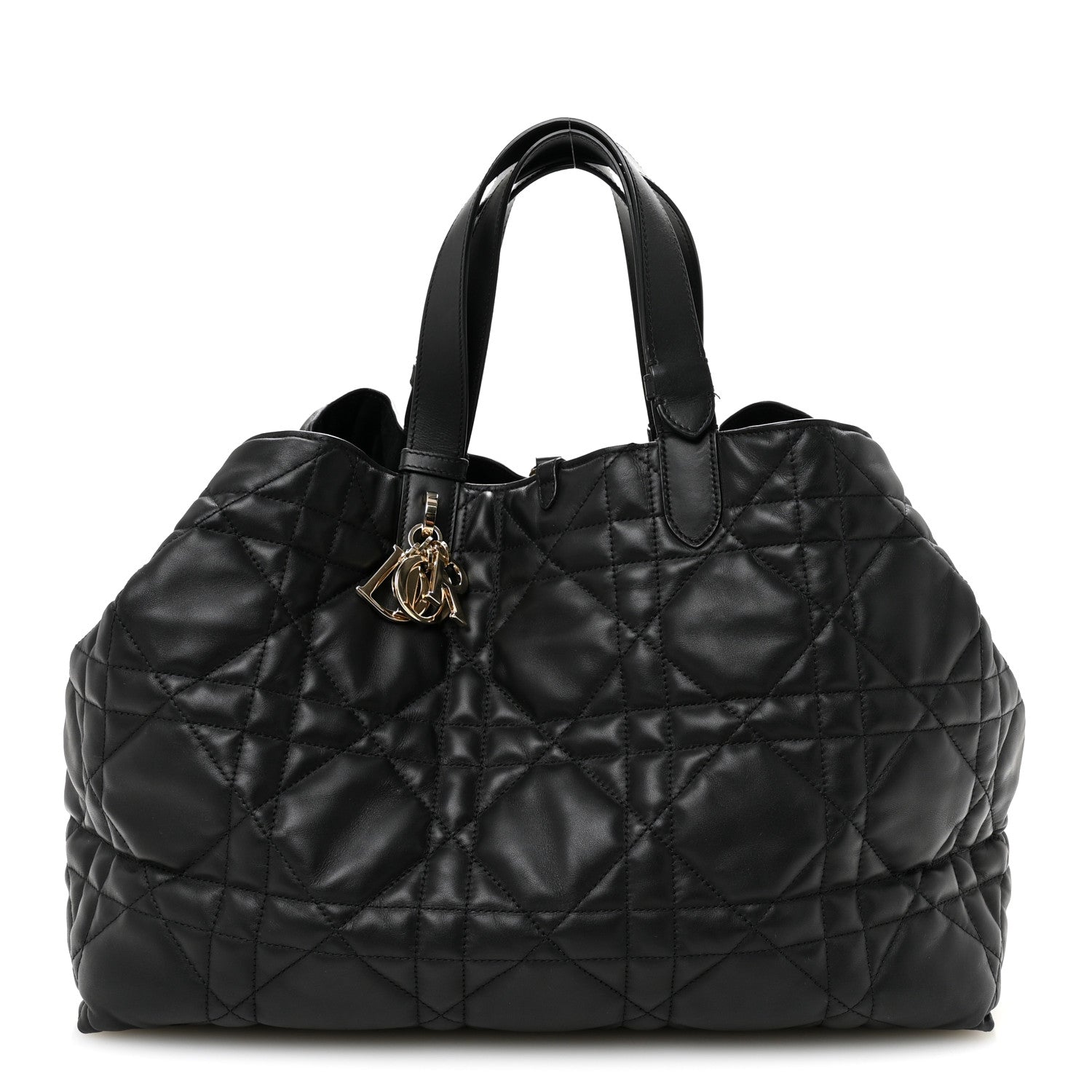 Christian Dior Calfskin Macrocannage Medium Toujours Black 1 of 11