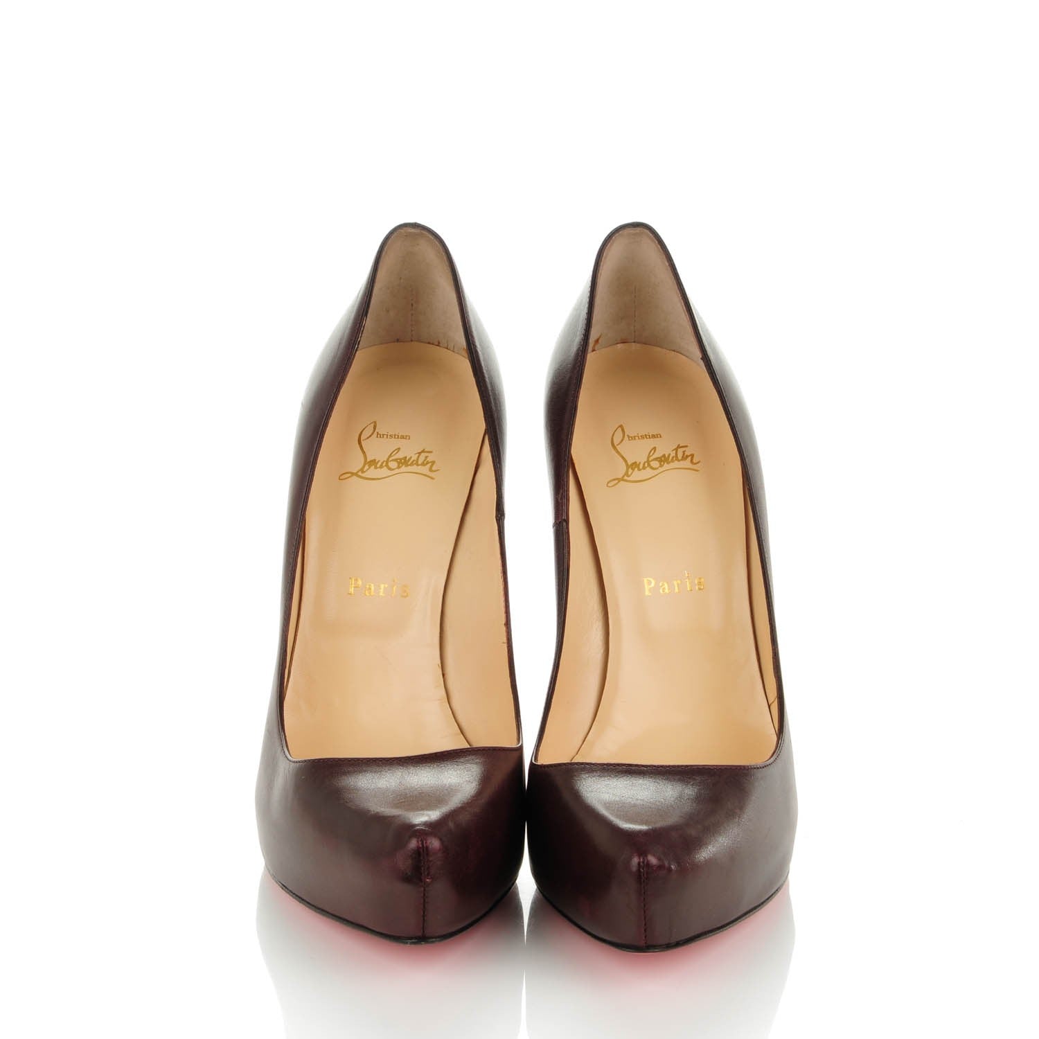 Christian Louboutin Kid Rolando 120 Pumps 41.5 Melanzana 2 of 8