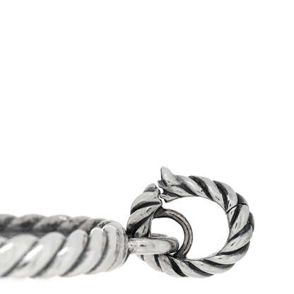 David Yurman Sterling Silver Cable Collectibles Initial K Charm Pendant 3 of 3