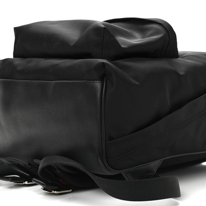 Burberry Nylon Logo Print Backpack Black 8 of 8
