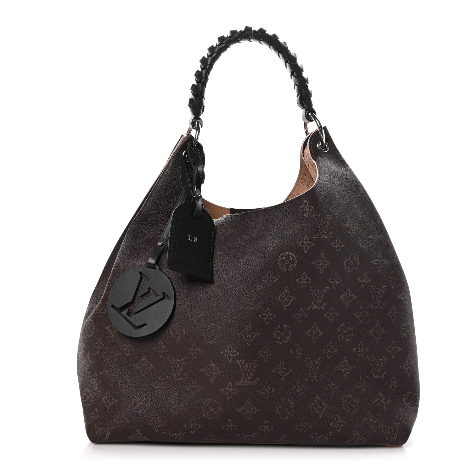 Louis Vuitton Mahina Carmel Hobo Chocolate 1 of 11