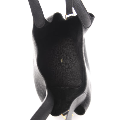 Hermes Taurillon Clemence Picotin Lock 22 MM Black 5 of 12
