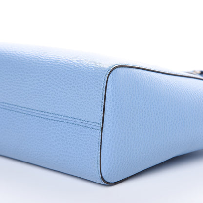 Gucci Dollar Calfskin Mini Swing Top Handle Bag Mineral Blue 8 of 9