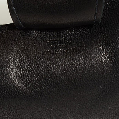 Hermes Milo Lambskin Grigri Rodeo Horse Bag Charm MM So Black 4 of 10