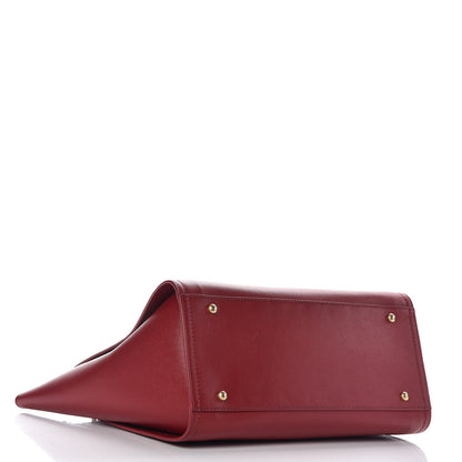Chanel Caviar Small Studded Deauville Tote Red 4 of 11