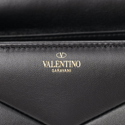 Valentino Garavani Nappa One Stud Chain Clutch Black 6 of 10