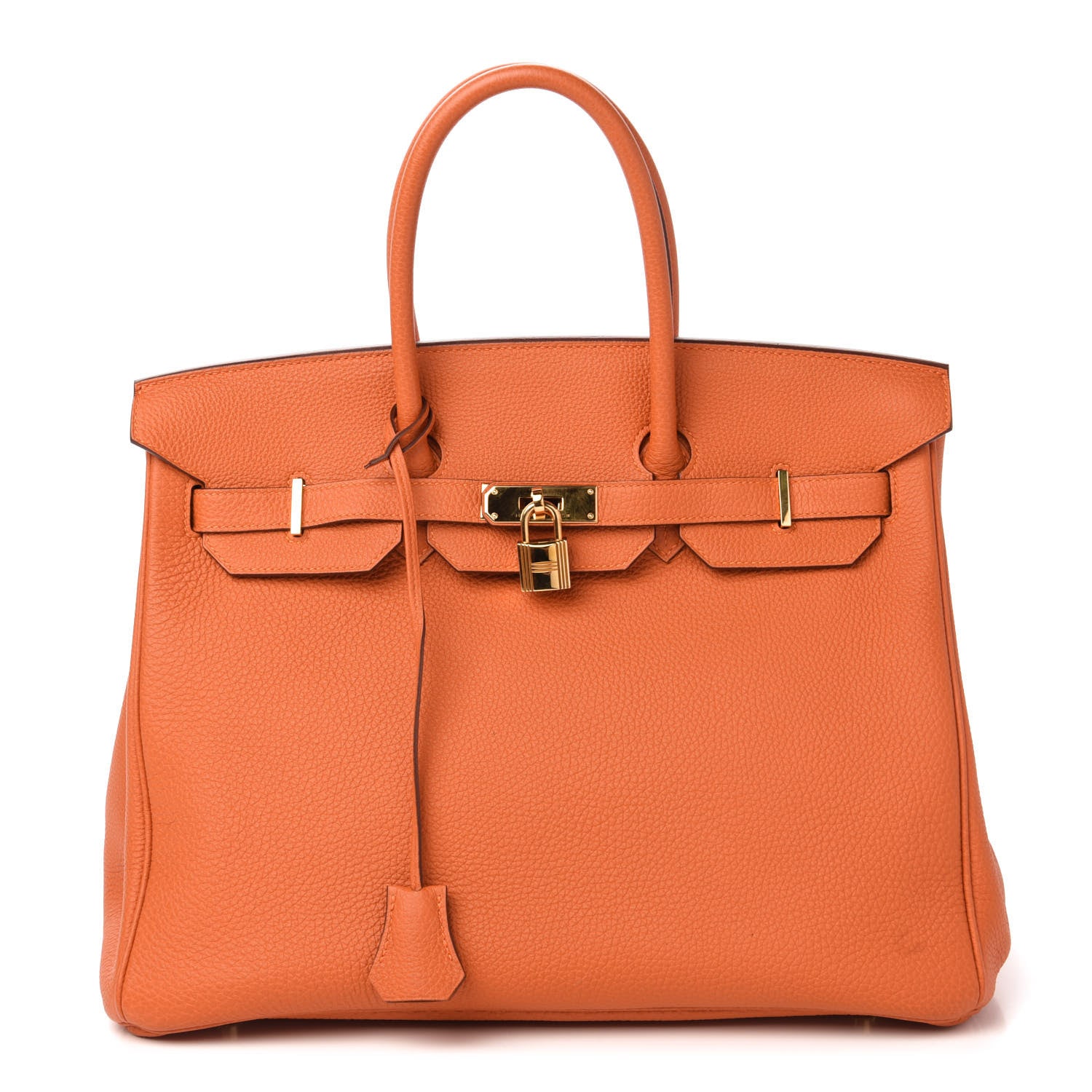 Hermes Togo Birkin 35 Orange 1 of 10