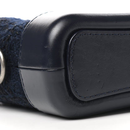 Chanel Tweed Calfskin Small Gabrielle Hobo Navy Blue 7 of 8