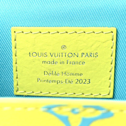 Louis Vuitton Monogram Playground Vertical Trunk Wearable Wallet Lime 7 of 9