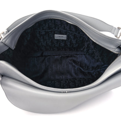 Christian Dior Grained Calfskin Soft Saddle Bag Grey 5 of 11