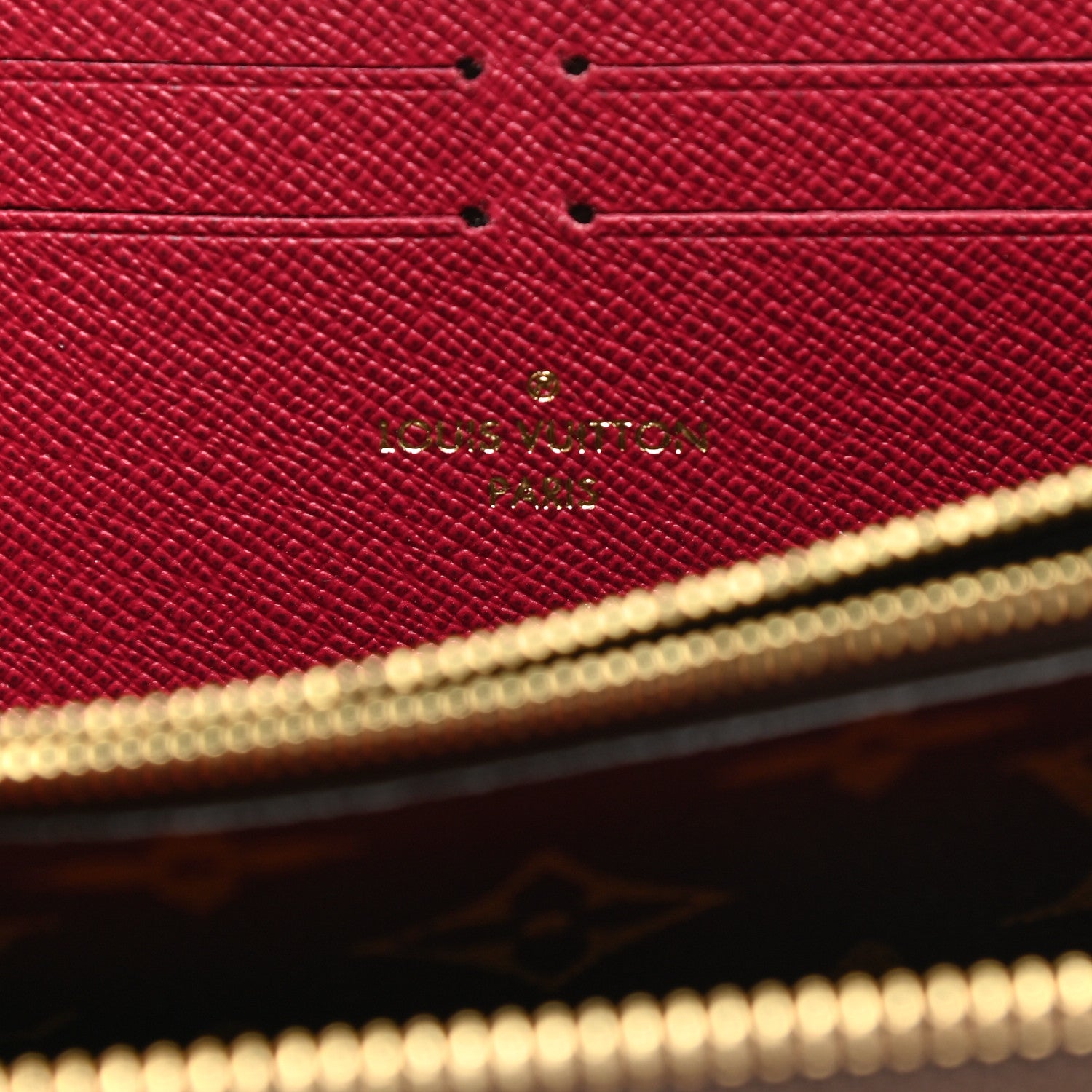 Louis Vuitton Monogram Clemence Wallet Fuchsia 6 of 7