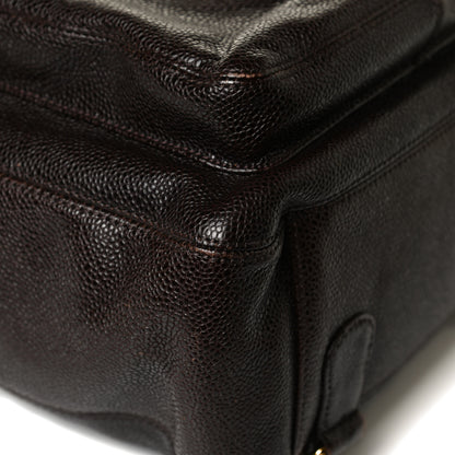 Chanel Caviar CC Backpack Brown 8 of 11