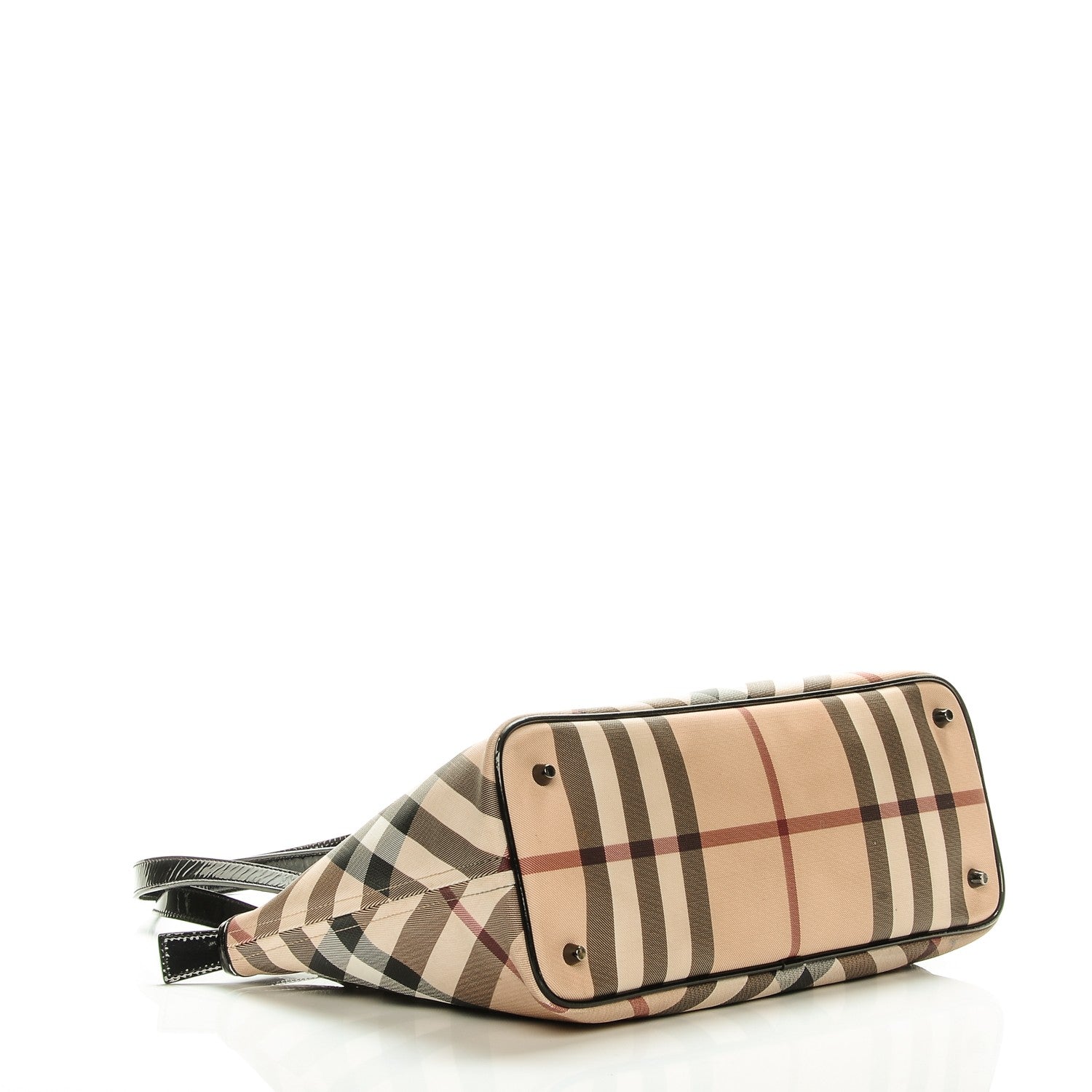Burberry Nova Check Medium Tote Black 4 of 11