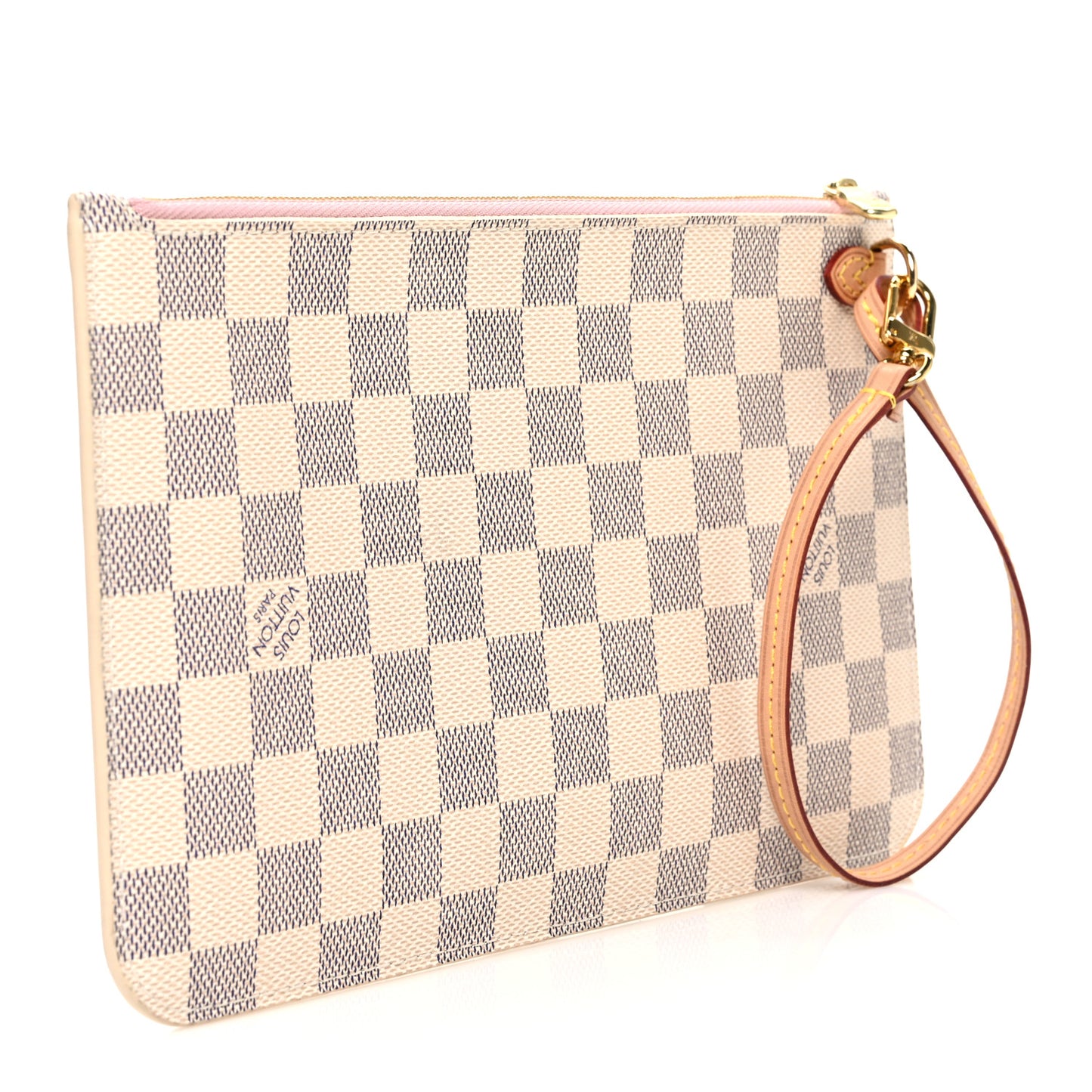Damier Azur Neverfull MM GM Pochette Rose Ballerine