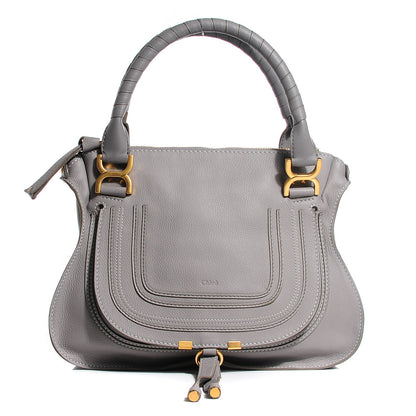 Chloe Calfskin Medium Marcie Satchel Cashmere Grey 1 of 9