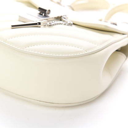 Chloe Calfskin Quilted Mini Drew Bijou Shoulder Bag Natural White 7 of 7