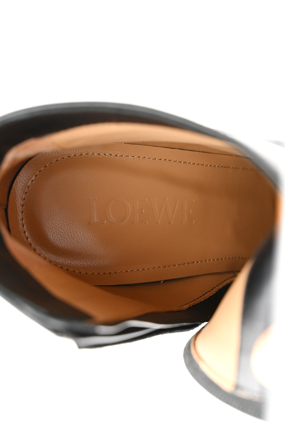 Loewe Calfskin Rose Boots 37 Black 8 of 9