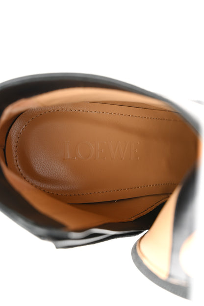 Loewe Calfskin Rose Boots 37 Black 8 of 9