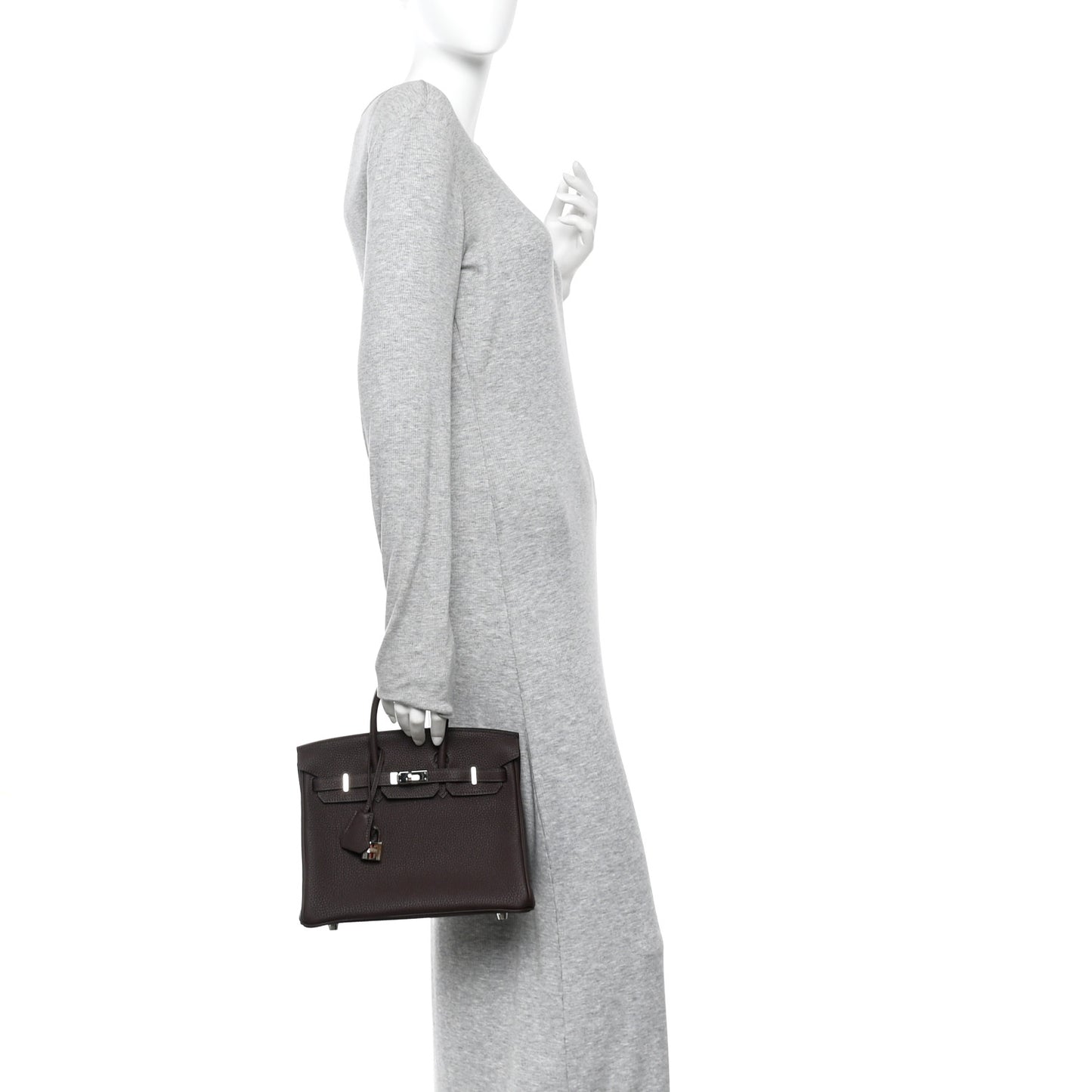 Togo Birkin 25 Chocolate