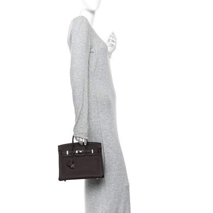 Hermes Togo Birkin 25 Chocolate 2 of 11