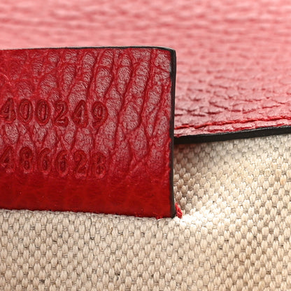 Gucci Dollar Calfskin Swarovski Crystal Small Dionysus Shoulder Bag Hibiscus Red 7 of 11