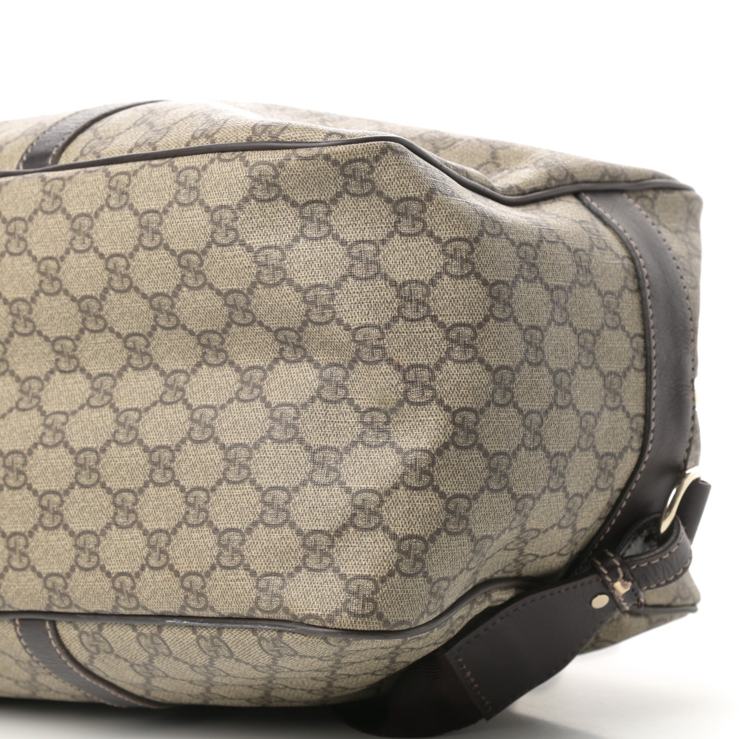 Gucci GG Plus Monogram Medium Carry On Duffle Dark Brown 10 of 19