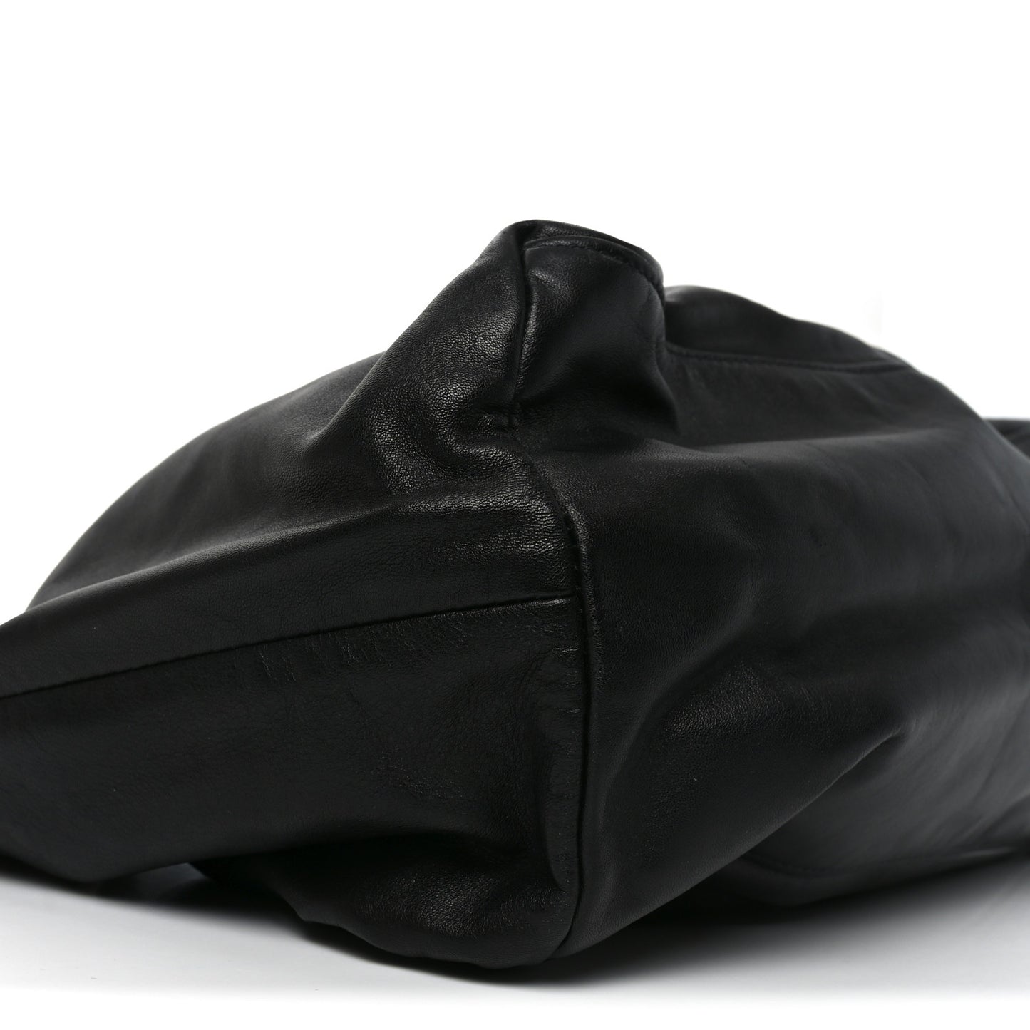 Soft Calf Chain Tote Black