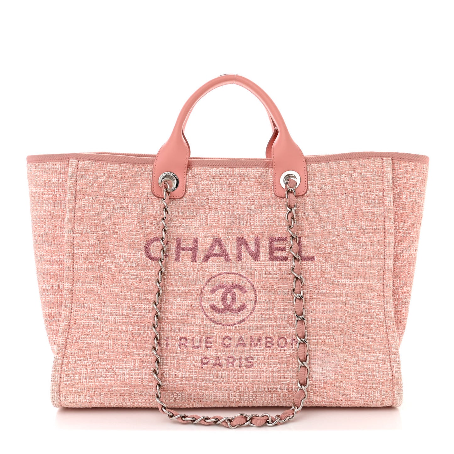 Canvas Medium Deauville Tote Pink