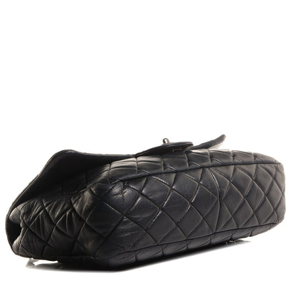 Chanel Lambskin Quilted Jumbo Single Flap Black 4 of 8